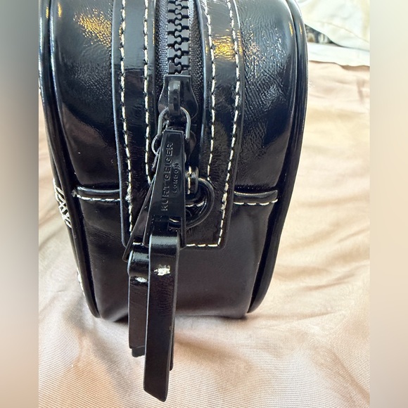 Kurt Geiger Black and White NWOT Quilted Satchel Crossbody Bag. - Picture 5 of 9